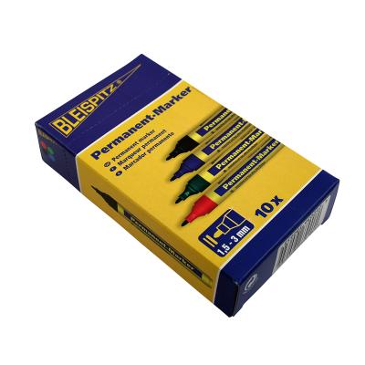 Permanent marker 1,5-3,0 mm BLÅ rund spids (model 0617)